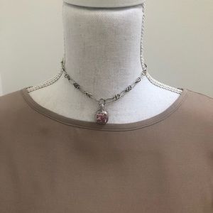 Pink Stone Fashion Choker